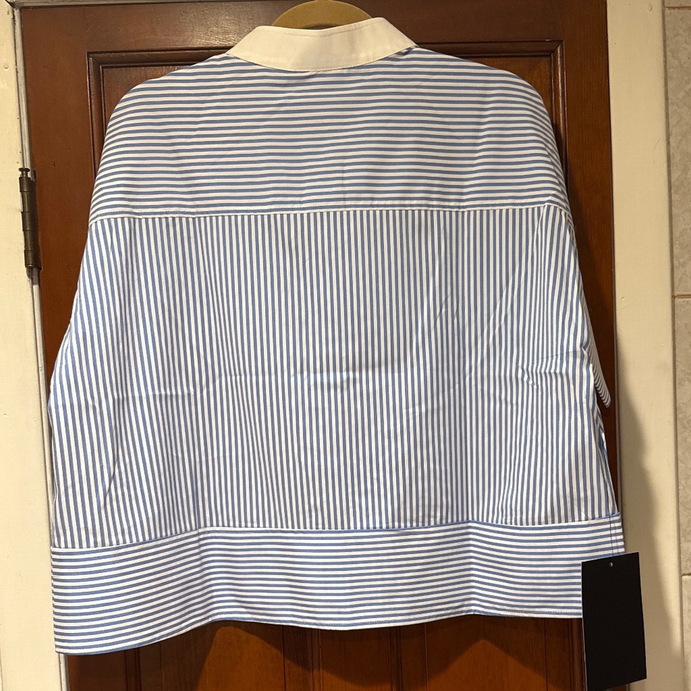 TUCKERNUCK Blue Stripe Sofia Shirt - Picture 7 of 7
